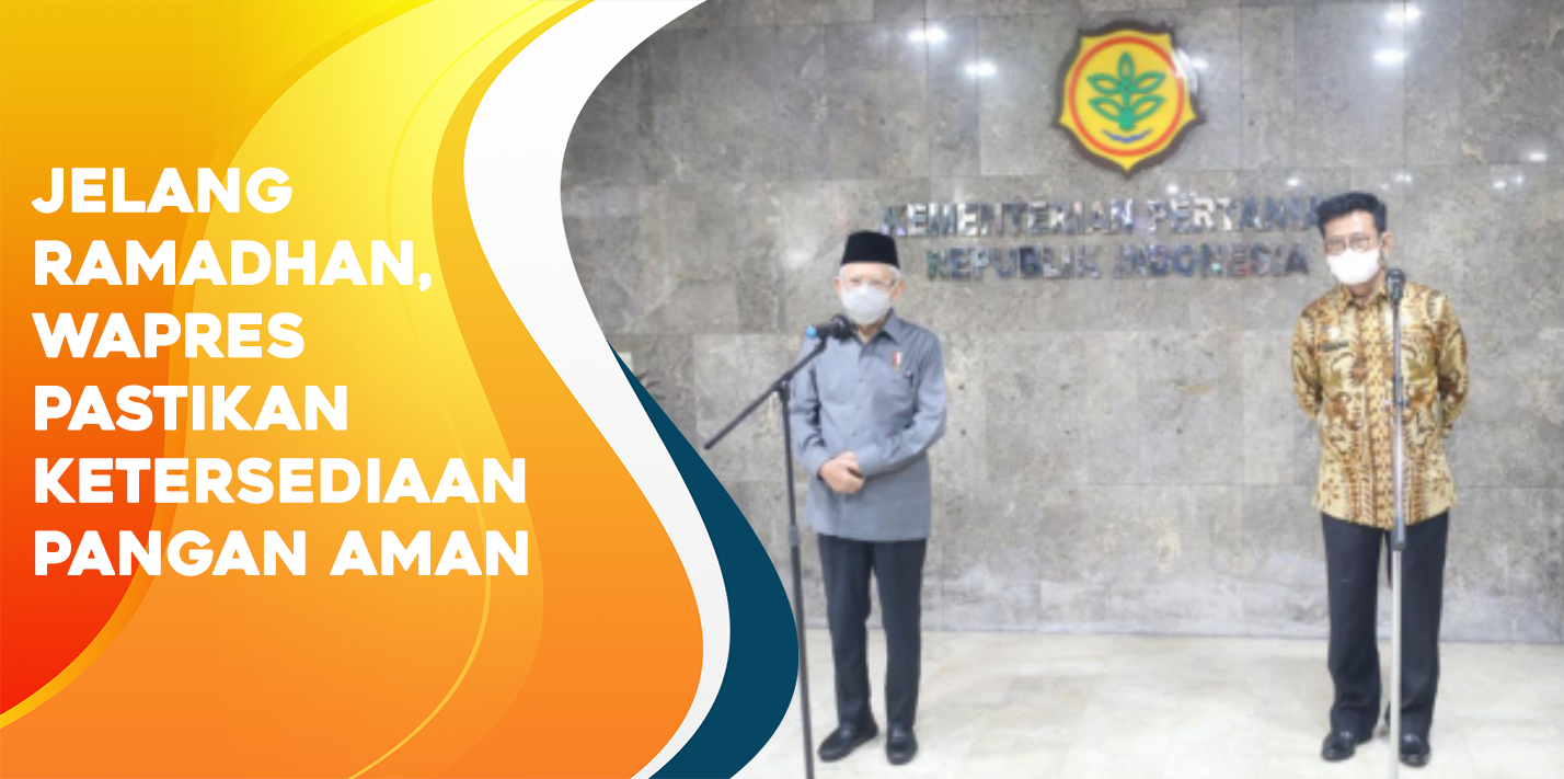 Jelang Ramadhan, Wapres Pastikan Ketersediaan Pangan Aman